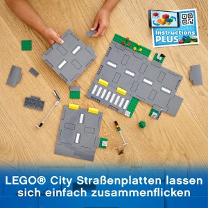 LEGO City Road Intersectie cu semafoare Straluceste in intuneric set de constructie 60304 - Img 7
