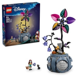 LEGO Disney 43288 Suport Decorativ Sally cu Flori Artificiale si Mini Papusi