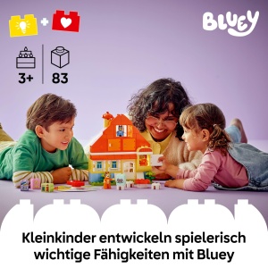 LEGO DUPLO Bluey 10459 Casa Familiei cu Joc Memory si Minifigurine - Img 2