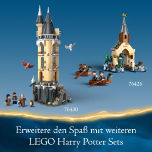 LEGO Harry Potter Hagrids Hutte 76428 Set cu Figurine si Accesorii Magice - Img 7