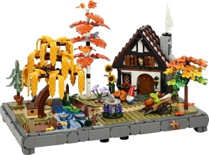 LEGO Icons 11372 Set Constructie Landhausgarten Elemente Toamna 1102 Piese - Img 8