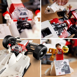 LEGO Icons McLaren MP44 10330 Set de Constructie pentru Adulti cu Mini-Figura Ayrton Senna - Img 5