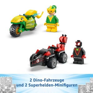 LEGO Marvel 11198 Dino-Flitzer Spin si Electro Set Supereroi pentru Copii 4 - Img 5