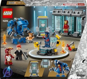 LEGO Marvel 76315 Iron Mans Labor Set de Constructie cu Minifigurine si Mech - Img 11