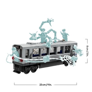 LEGO Marvel Spider-Man vs Doc Ock 76321 Set de Joaca cu Tren si Minifigurine - Img 7