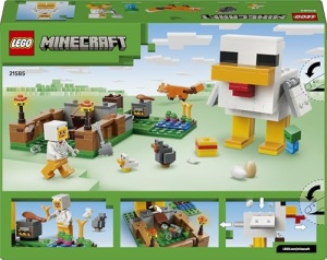 LEGO Minecraft Huhnerfarm 21585 Set de Constructie cu Figurine si Functii Interactive - Img 12