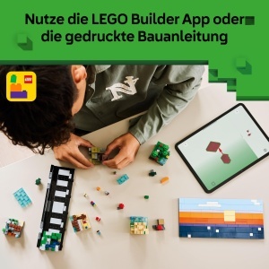 LEGO Minecraft Mini-Biome 21589 Set Creativ cu 5 Biome si 5 Microfiguri - Img 7