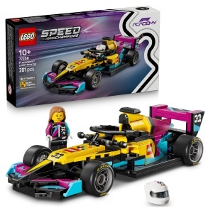 LEGO Speed Champions F1 Academy 77258 Masinuta Formula 1 cu Minifigura Pilot Femeie