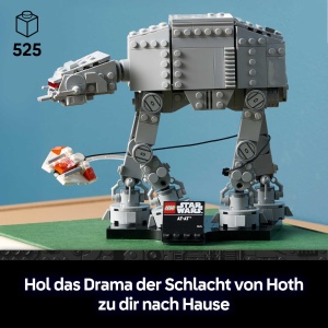 LEGO Star Wars 75440 AT-AT Diorama cu Snowspeeder si Stand Set de Constructie pentru Adulti - Img 2