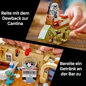 LEGO Star Wars Mos Eisley Cantina 75425 Set Interactiv cu Minifigurine si SMART Tags - Img 3