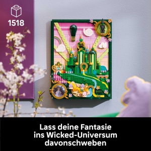 LEGO Wicked Emerald City 75685 Set 3D pentru Adulti cu 6 Minifigurine si Decoratiuni Creative - Img 2