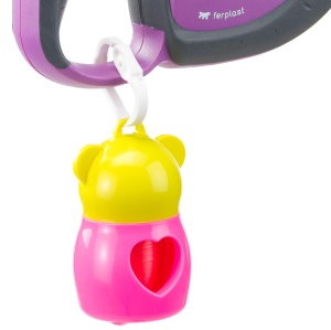 Lesa pentru caini Ferplast Flippy TECH lesa retractabila pentru caini mari de pana la 50 kg Chinga extensibila max 5 m Buton unic de blocare si eliber - Img 4