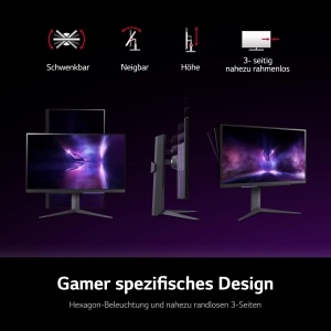 LG Ultragear 169 UHD Gaming Monitor 27GR93U-B - 27 inch ecran IPS HDR10 AMD FreeSync grinegru - Img 8