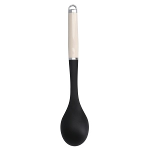Lingura de bucatarie KitchenAid 34cm rezistenta la caldura otel inoxidabil Almond Creme - Img 3
