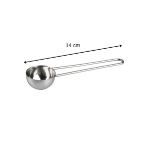 Lingura dozare cafea Fackelmann din inox, 14 cm, argintie - Img 3