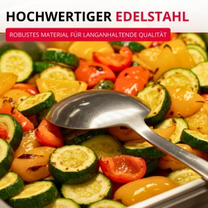 Lingura pentru legume Westmark Pro, inox, 45 cm, design ergonomic - Img 4