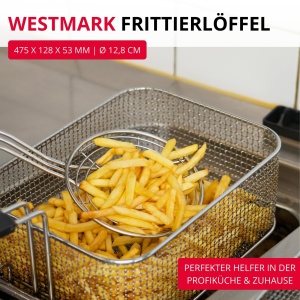 Lingura pentru prajit Westmark Frittierloffel Pro otel inoxidabil 475 cm argintiu - Img 2