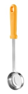 Lingura sos pentru pizza Hendi 90ml otel inoxidabil maner ergonomic portocaliu - Img 2