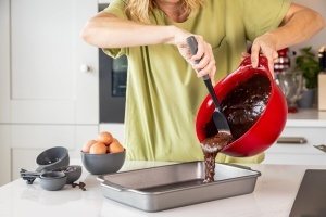 Lingura spatula KitchenAid Softgrip rezistenta la caldura Gri antracit - Img 2