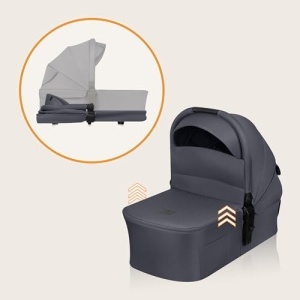Lionelo Amber Plus 3-in-1 Carucior Multifunctional cu Babywanne si Scaun Auto - Img 10