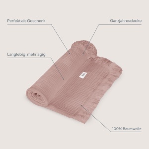 Lionelo Bamboo Blanket Babydecke 100x70cm 100 Bumbac Antibacterian - Img 9