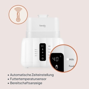 Lionelo Thermup Duo Incalzitor Electric Biberoane 6-in-1 Cu Touch Panel BPA-Free - Img 7