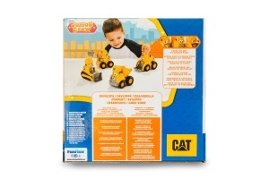 Loader cu roti Caterpillar 82445A, 18 cm, sunete interactive, culoare neagra - Img 4