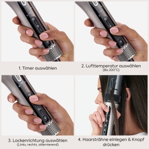 Lockenstab Automatik BaByliss C6686E, 25mm, 48 combinatii de styling - Img 9
