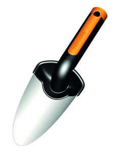 Lopatica de gradina Fiskars Premium, 28 cm, otel inoxidabil, negruoranj - Img 9