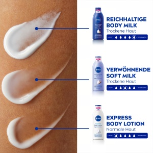 Lotiune pentru corp NIVEA Reichhaltige Body Milk, 400 ml, cu Hyaluron si Ulei de Migdale - Img 9