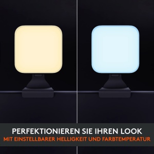 Lumina de streaming LED Logitech for Creators Litra Glow Premium cu TrueSoft - Pentru conferinte video, intalniri Zoom, suport reglabil si control al aplicatiilor desktop pentru PC/Mac - Graphite - Img 8