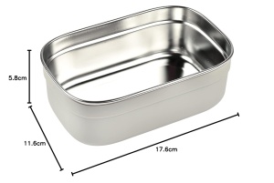 Lunchbox BEABA, Cutie de pranz copii, 760mL, inox, griverde salvie - Img 7