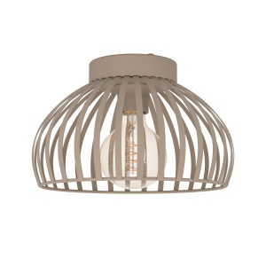 Lustra metalica EGLO Mogano 3, diametru 28 cm, E27, culoare bej