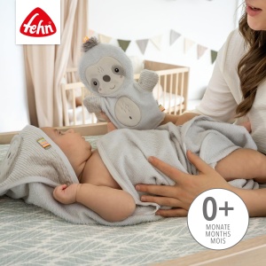 Manusa de Baie Fehn Faultier 0 luni Material Moale si Absorbant 26 cm - Img 4