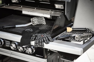 Manusi de Gratar ROSLE Premium, Meta-Aramid, Rezistenta la 350C, Negru - Img 2