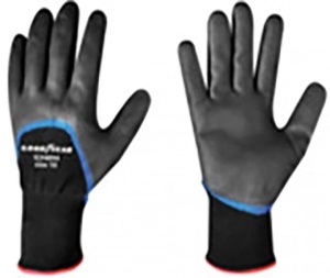 Manusi de Protectie Goodyear, Spandex si Nitril, Marimea 10, Negre
