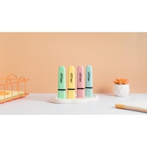 Marker BIC Highlighter, set 10 bucati, 8 culori, varf ajustabil - Img 6