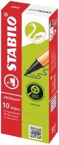 Marker STABILO GREENpoint, 0.8 mm, bioplastic, 6 culori disponibile - Img 9