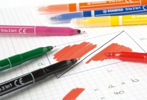 Marker STABILO Trio 2 in 1 - Filzstift si Fineliner, 11 culori, 0,5 mm si 2,0 mm - Img 4