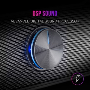 Mars Gaming MSBX, Soundbar pentru jocuri de 10 W, Iluminare RGB dinamica, Procesor de sunet DSP, Bluetooth 5.0 + Jack, Sunet surround pe mai multe niveluri, Negru - Img 4