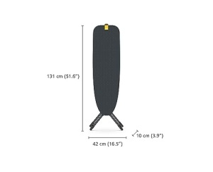 Masa de calcat Joseph Joseph Glide Compact Plus, 110 x 33 cm, NegruAlbastru - Img 3