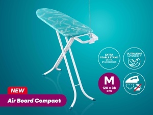 Masa de calcat Leifheit Air Board M Compact, 120x38cm, ultralight, inaltime ajustabila - Img 2