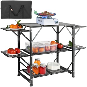 Masa de Camping VEVOR CAMPINGTISCH, Aluminium, Faltabila, 126x46x81 cm