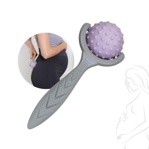 Masaj Roller Reer pentru Sarcina, Ergonomic, Culoare Lila