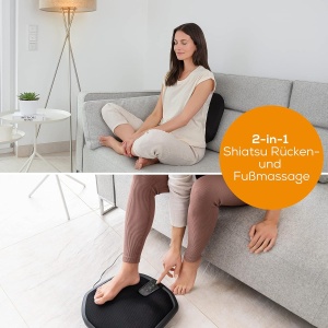 Masajer Shiatsu Beurer FM 70 pentru Picioare si Spate, 18 Capete de Masaj, Functie de Calorifer - Img 2