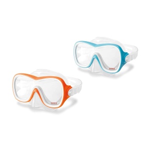 Masca de inot Intex 55978, latexfree, multicolora, pentru copii de la 8 ani - Img 3