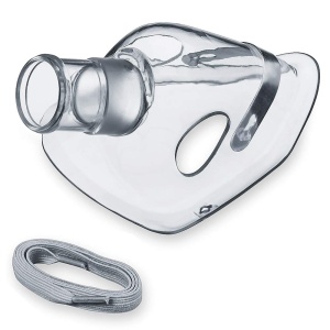 Masca pentru bebelusi Beurer pentru inhalare, cu curea de fixare, pentru bebelusi si copii mici de la 0 la 3 ani, accesoriile pentru inhalatoare pot fi utilizate cu inhalatoarele Beurer