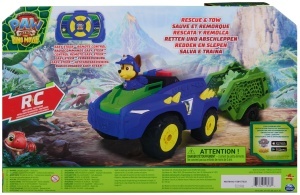 Masina cu telecomanda PAW Patrol Dino, vehicul Chase, cu figurine Stegosaurus, 20 cm - Img 9