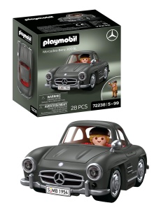 Masina de colectie PLAYMOBIL Mercedes-Benz 300 SL, design elegant, figurina inclusa