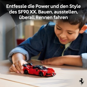 Masina de construit LEGO Ferrari SF90 XX Stradale, 339 piese, cu minifigurina - Img 2